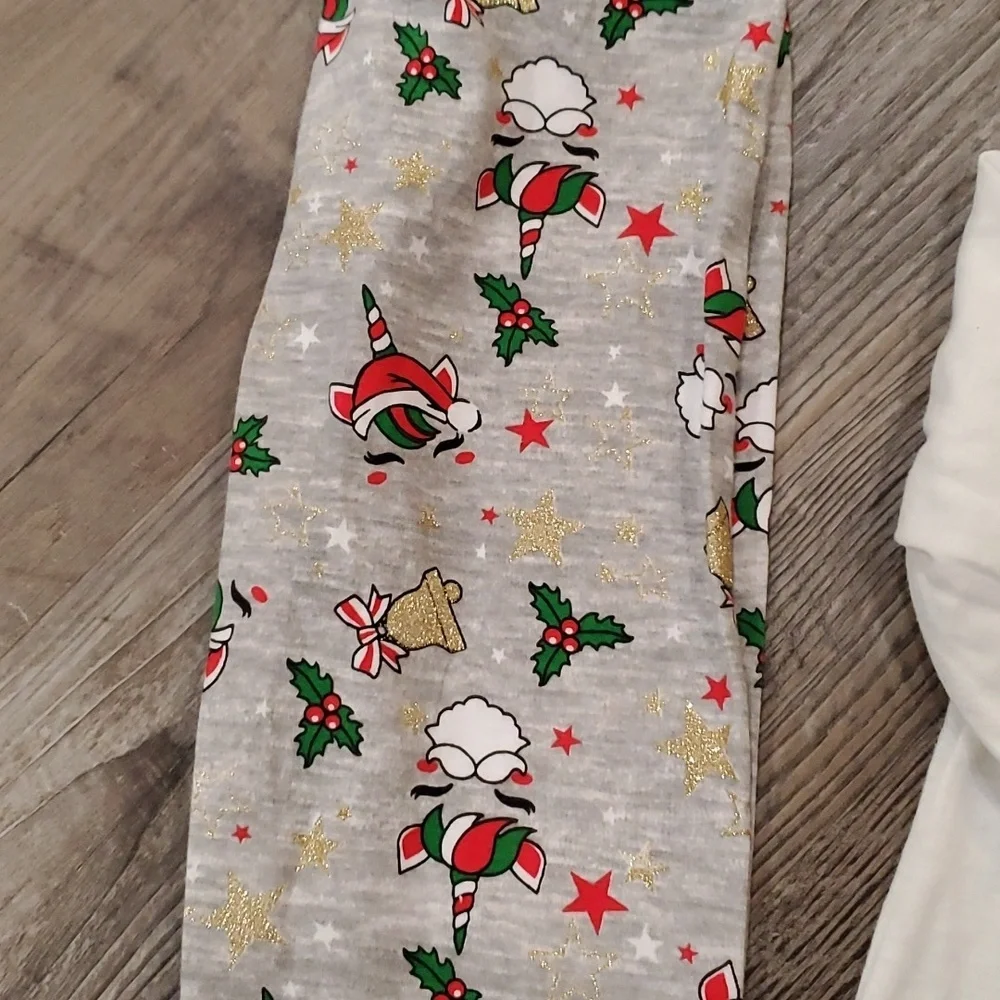 Btween Christmas Unicorn Matching Set Size 5 - Picture 4 of 4